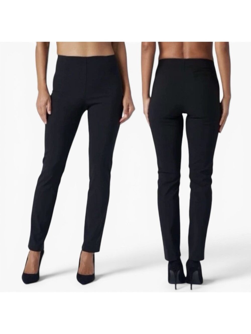 Franne Golde Classic 28 Pull On Dress Pants Size 18 20 Ankle Tapered All Season